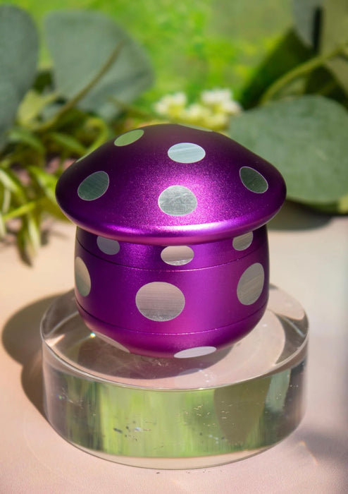 CANNA STYLE 3D MUSHROOM GRINDER - PURPLE