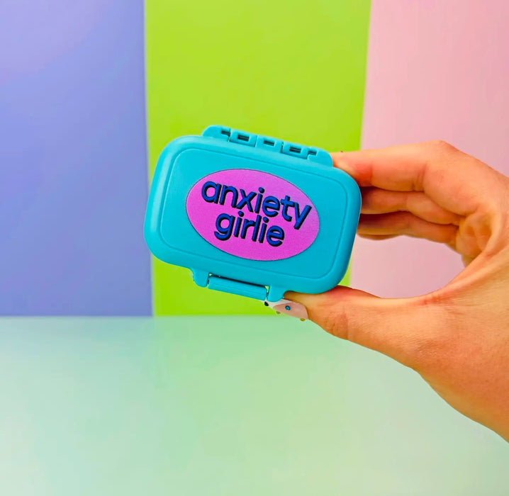 BURNING LOVE Anxiety Girlie Pill Case