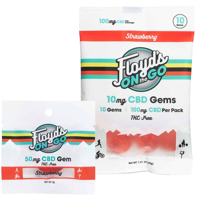 Floyd's of Leadville Strawberry Isolate CBD Gems