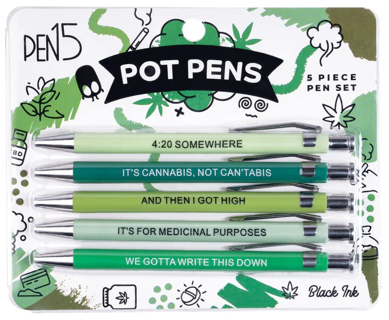 Pen 15 Pot Pens - set of 5