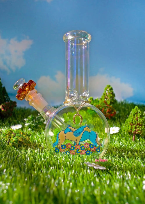 BURNING LOVE Horse Girl Charm Bong