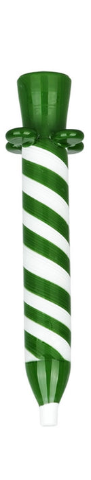 Birthday Candle Glass Chillum | 4.25" | GREEN