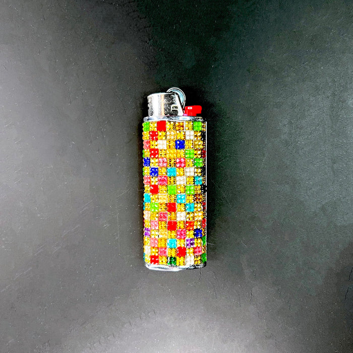 HAUS OF TOPPER OBJECTS Harlequin Crystal Classic Lighter Case