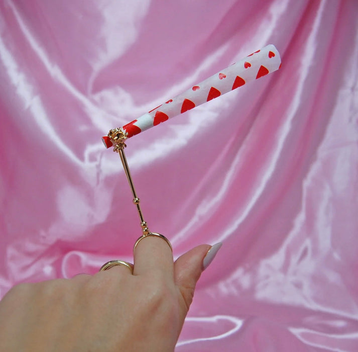 Burning Love Rose JOINT Holder SILVER