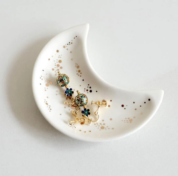 CANNA STYLE MOON TRINKET DISH (white)