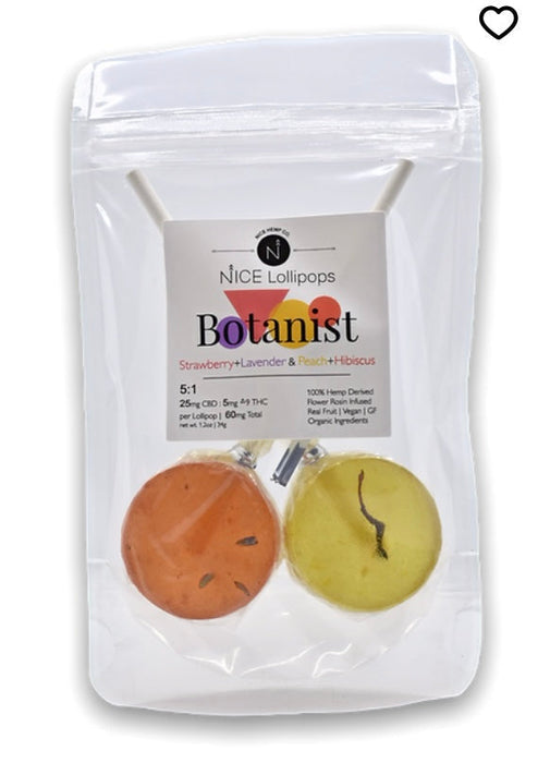 NICE HEMP CO. 5:1 LOLLIPOPS - 2 PACK Botanist