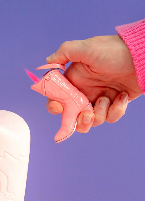 CANNA STYLE COWBOY BOOT LIGHTER (pink)