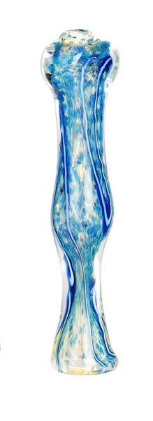 Summertime Chill Fritted Glass Taster | 3.5" | BLUE