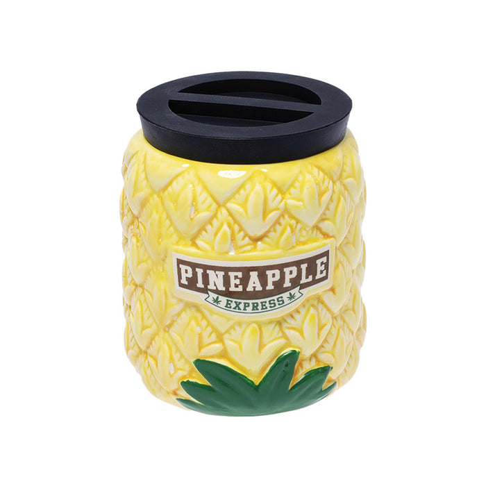 Fujima Pineapple Ceramic Storage Jar | 4"