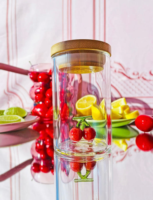 BURNING LOVE Maraschino Cherry Stash Jar