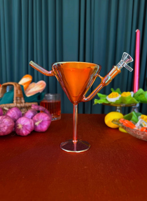 BURNING LOVE Iridescent Martini Bong