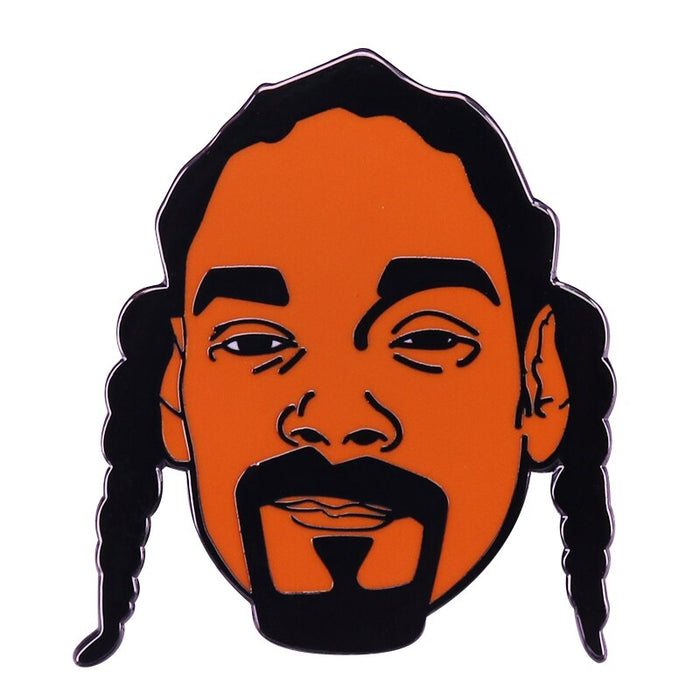Happy Buds Enamel Snoop Dog Brooch Pin