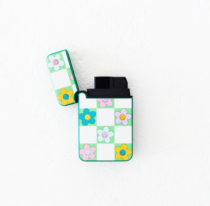Janeys Checkerboard refillable jet flame Lighter