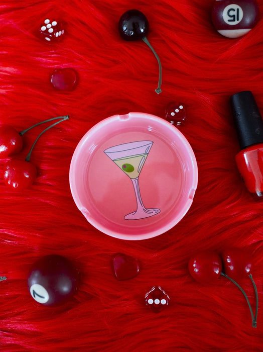 BURNING LOVE Martini Ash Tray