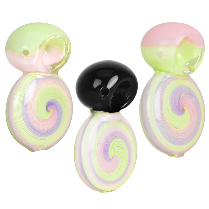 Rotund Pastel Gyre Hand Pipe | 3.25" | RASTAMAN