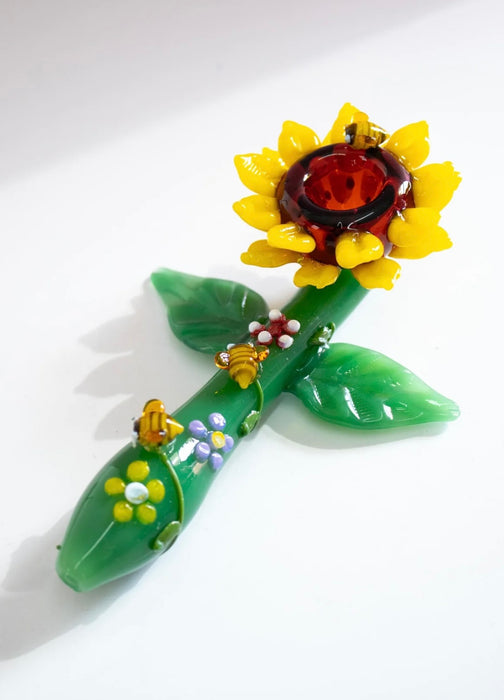 CANNA STYLE SUNFLOWER & BEES PIPE