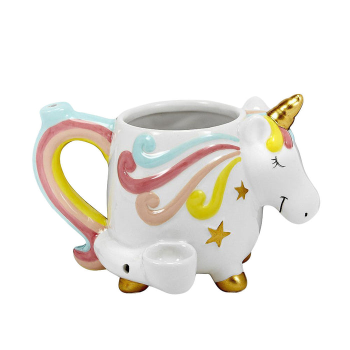 Magical Unicorn Roast & Toast Ceramic Mug Pipe | 18oz