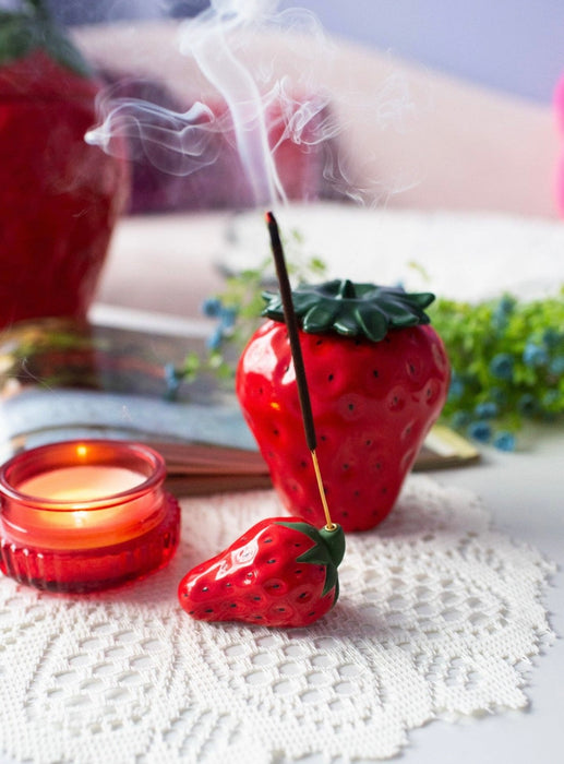 BURNING LOVE Strawberry Incense Holder