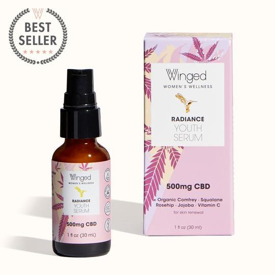 WINGED WOMEN'S WELLNESS Radiance Youth Serum 500mg CBD