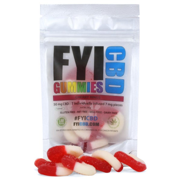 FYI CBD CHERRY GUMMY RINGS 100mg