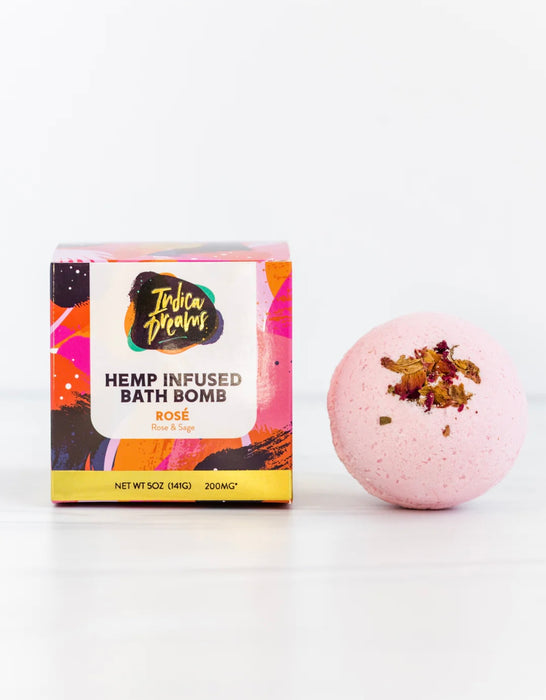 ID WELLNESS FROM WITHIN Rose' Infused Bath Bomb | 200mg