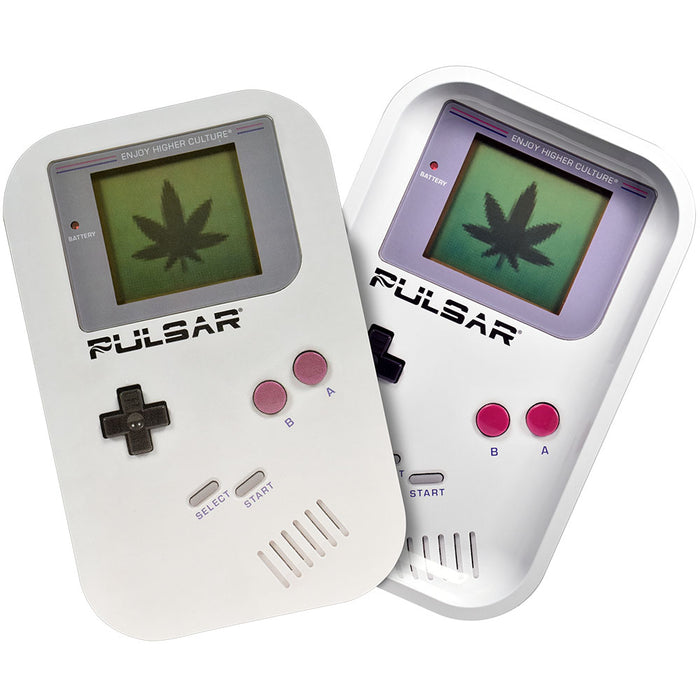 Pulsar Metal Rolling Tray w/ Lid | 11"x7" | Weedboy