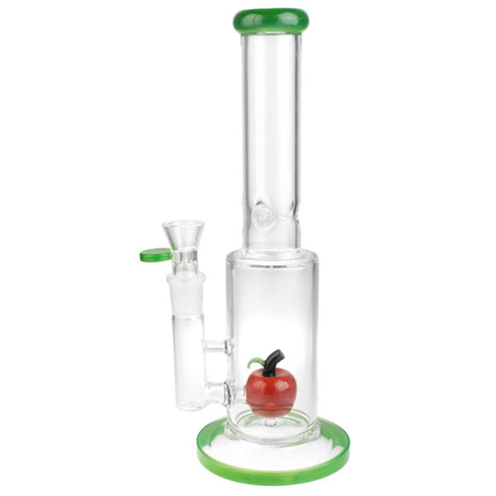 Happy Buds Apple Perc Water Pipe - 11" | 19mm Female