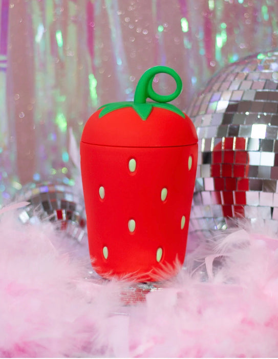 BURNING LOVE Strawberry Stash Jar