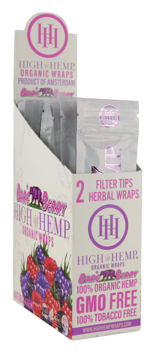 High Hemp Organic CBD Wraps - 2 pack Bare Berry