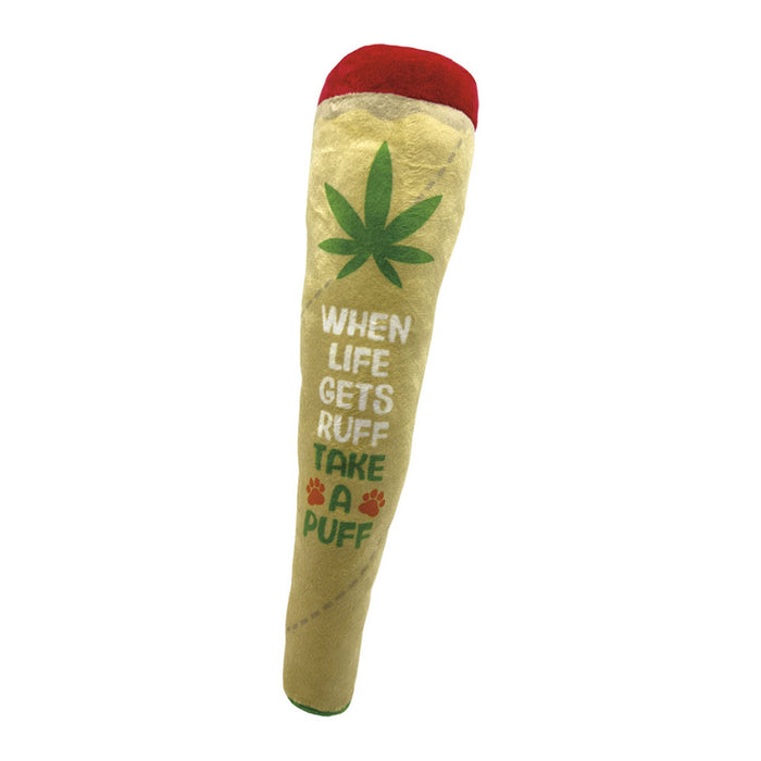Stoned Puppy Joint Squeaky Dog Toy | 12"`