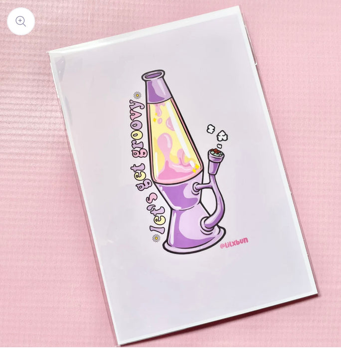 lilxbun Groovy Mini Print