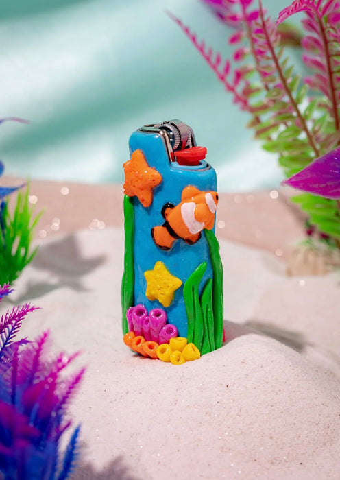 CANNA STYLE OCEAN BIC LIGHTER CASE