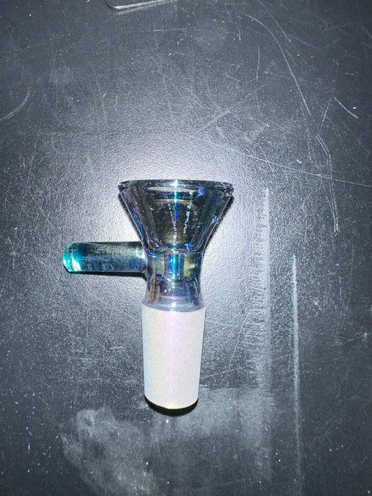 Future Time Electroplated Herb Slide | 14mm M - BLUE