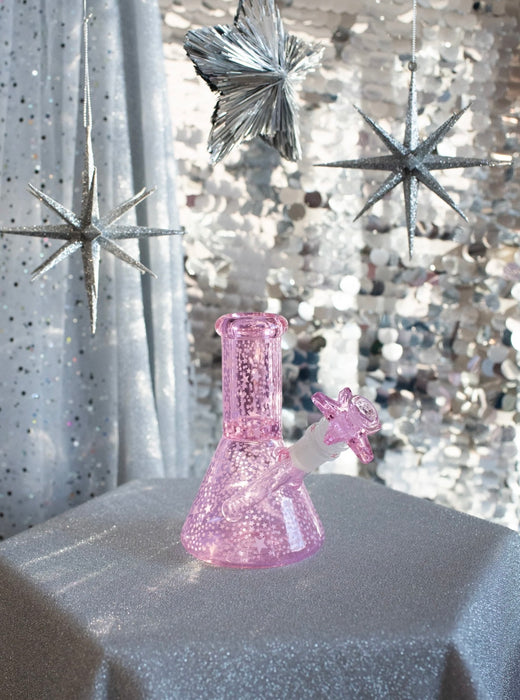BURNING LOVE Celestial Mini Bong (glow in the dark!) PINK