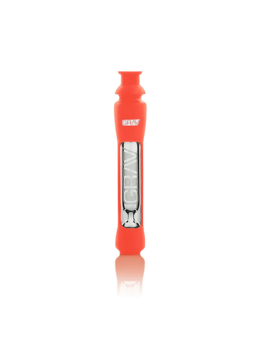 GRAV® 12MM TASTER® WITH SILICONE SKIN | SCARLET ORANGE