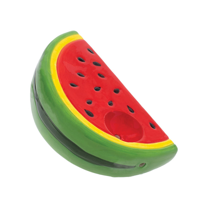 Wacky Bowlz Watermelon Ceramic Hand Pipe | 3.5"