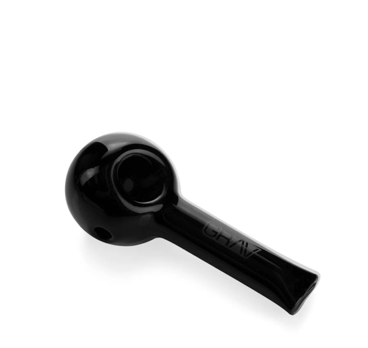 GRAV Pinch Glass Spoon Pipe | 2.25" | BLACK