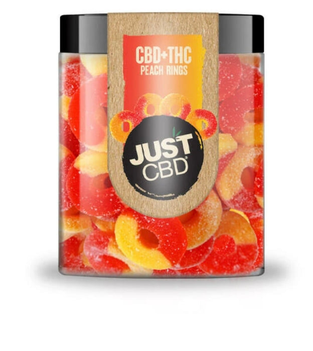 Just CBD + THC Peach Rings 1000mg