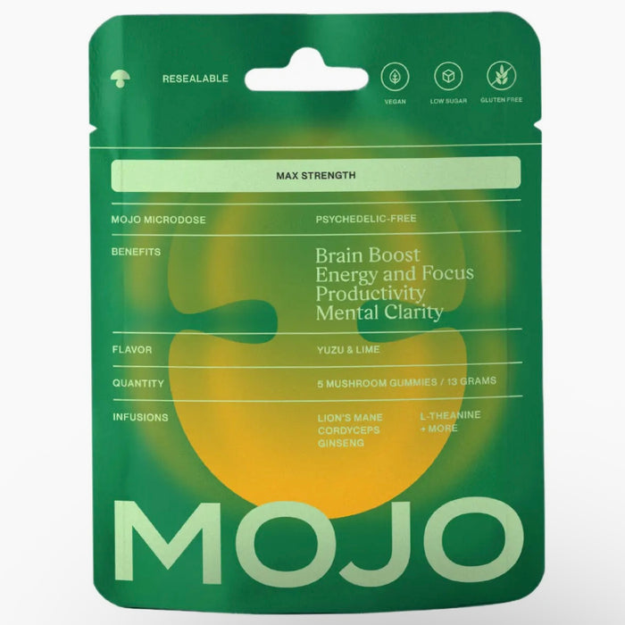 Mojo Gummies Max Strength Brain Boost Gummies - Yuzu Lime