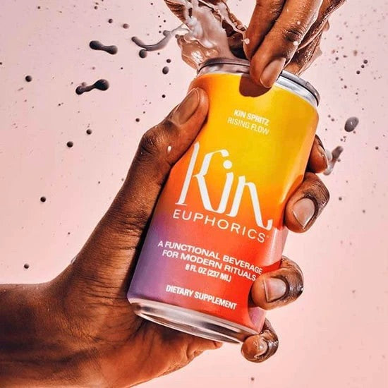 Kin Euphorics kin spritz: rising flow — functional beverage (single ca ...