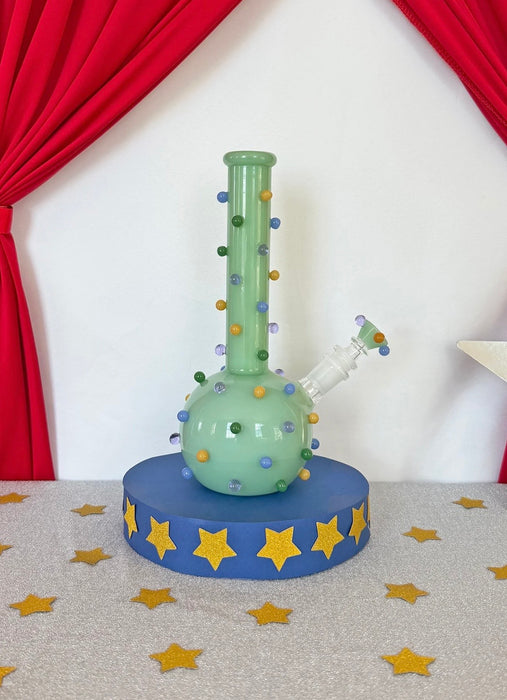 BURNING LOVE CIRCUS DOTS BONG - JADE