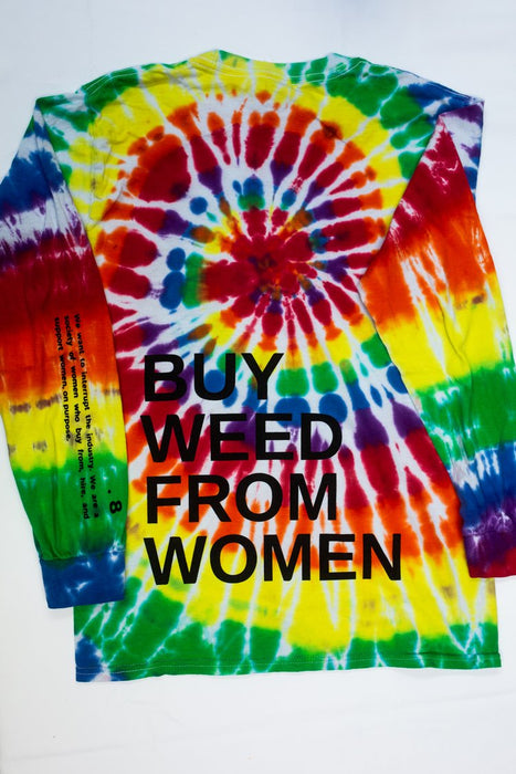 BWFW TIE DYE "BWFW SuppWMN" Long-Sleeve -  LARGE