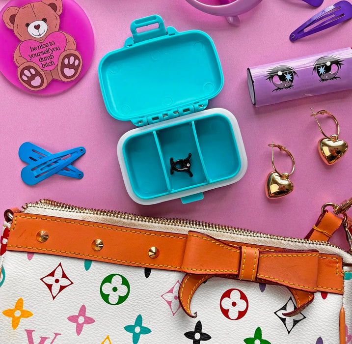 BURNING LOVE Anxiety Girlie Pill Case
