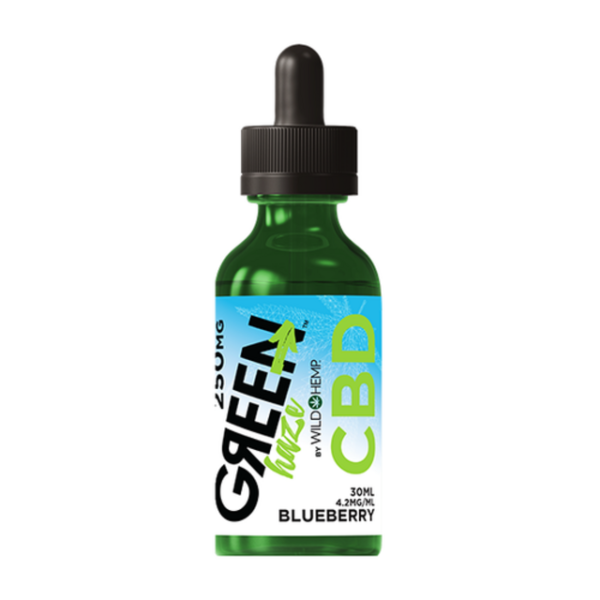 GREEN HAZE CBD TINCTURE 250MG 30ML - BLUEBERRY