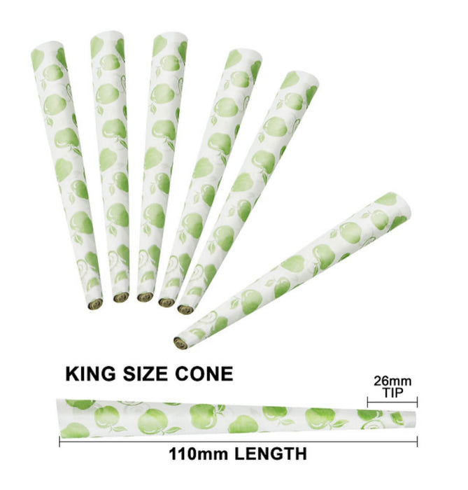 Ornate Ocean Flavored Pre Rolled Cones 50 Pack (GREEN APPLE)