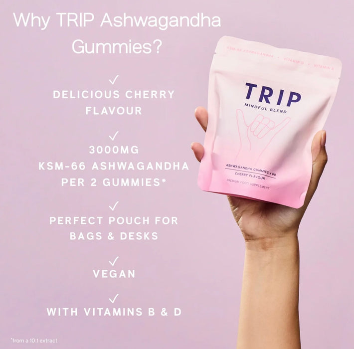 TRIP Cherry Ashwagandha & Vitamin D Gummies