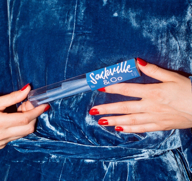 SACKVILLE & CO. Bougie Pre-Rolled Cones (6PK) BLUE