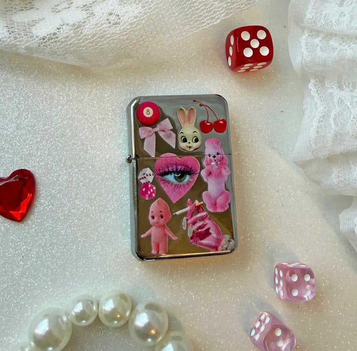 BURNING LOVE Pink Things Lighter