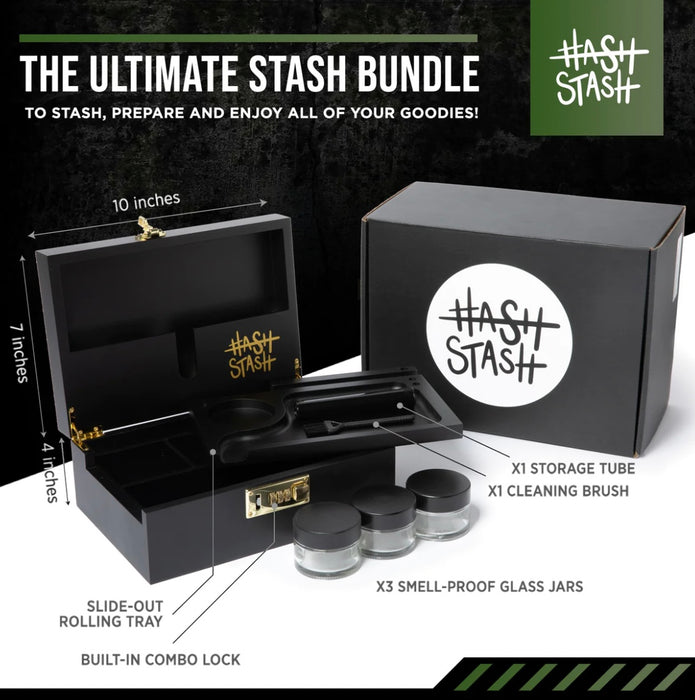 HASHSTASH The OG Stash Box - BLACK