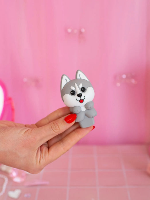 BURNING LOVE Siberian Husky Hand Pipe